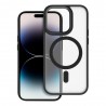 Matte Mag Cover case compatible with MagSafe for IPHONE 15 PRO MAX black