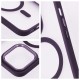 Matte Mag Cover case compatible with MagSafe for IPHONE 15 PLUS purple