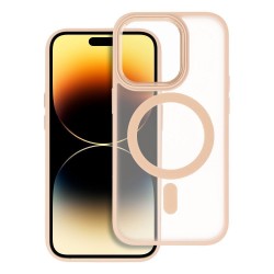 Matte Mag Cover case compatible with MagSafe for IPHONE 15 PLUS pink