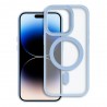 Matte Mag Cover case compatible with MagSafe for IPHONE 15 PLUS blue
