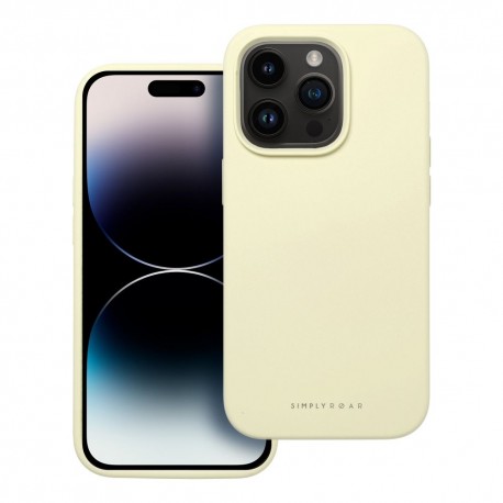 Roar Cloud-Skin Case - for iPhone 15 Pro Max Light Yellow