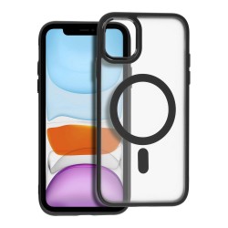 Matte Mag Cover case compatible with MagSafe for IPHONE 11 Βlack