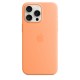 Apple iPhone 15 Pro Max Silicone Case with MagSafe Orange Sorbet