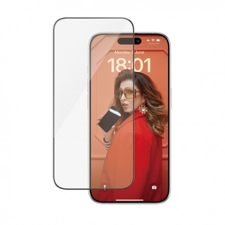 PanzerGlass Screen Protector Apple iPhone 15 Pro Ultra Wide Fit w. EasyAligner