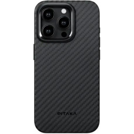 Pitaka MagEZ Case Pro 4 Apple iPhone 15 Pro Max Black / Grey / Twill (KI1501PMP)