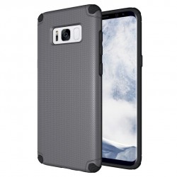 OEM Light Armor Case Rugged PC Cover Samsung Galaxy S8 Plus - Grey
