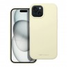 Roar Cloud-Skin Case - for iPhone 15 Plus Light Yellow