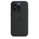 Apple iPhone 15 Pro Silicone Case with MagSafe Black