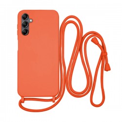 Vivid Silicone Lace Cover Samsung Galaxy A14 4G/5G Orange
