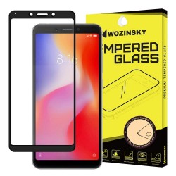 Wozinsky Tempered Glass Full Glue Case Friendly Xiaomi Redmi 6/6A - Black