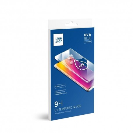 UV Blue Star Tempered Glass 9H Samsung Galaxy S22 Ultra - Clear