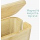 Navaris Bamboo Cable Box - 32 x 12 x 11cm - Bamboo