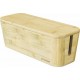 Navaris Bamboo Cable Box - 32 x 12 x 11cm - Bamboo