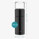 Navaris Tea Bottle with Filter - 300ml - Black