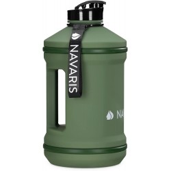 Navaris Water Jug - BPA Free - 2.2 L - Dark Green