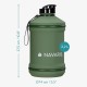 Navaris Water Jug - BPA Free - 2.2 L - Dark Green