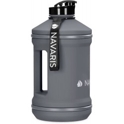 Navaris Water Jug - BPA Free - 2.2 L - Grey