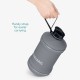 Navaris Water Jug - BPA Free - 2.2 L - Grey