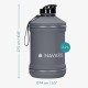 Navaris Water Jug - BPA Free - 2.2 L - Grey