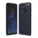 OEM Carbon Case Cover Flexible TPU Samsung Galaxy S9 - Blue