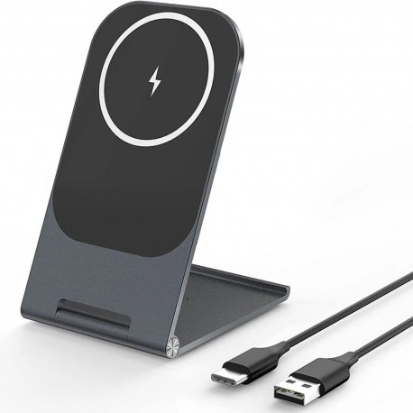 Veger Y56 Wireless Charger Qi  MagSafe - 15W - Tarnish
