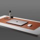 Spigen LD302 Velo - Premium Vegan Leather Desk Gaming Mouse Pad - Brown
