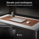 Spigen LD302 Velo - Premium Vegan Leather Desk Gaming Mouse Pad - Brown