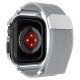 SPIGEN METAL FIT ”PRO” APPLE WATCH 4 / 5 / 6 / 7 / 8 / 9 / SE (44 / 45 MM) SILVER