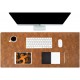 Rosso Element MouseMat  - Gaming PU Leather Mouse Pad  - XXL - 90 x 40 cm - Brown