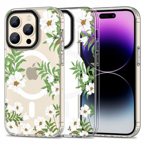 TECH-PROTECT MAGMOOD MAGSAFE IPHONE 15 PRO MAX - SPRING DAISY