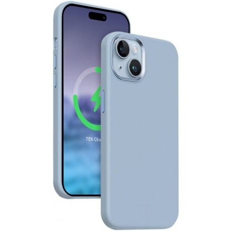 Crong Color Cover Lux Magnetic MagSafe Premium Apple iPhone 15 Plus - Sky Blue