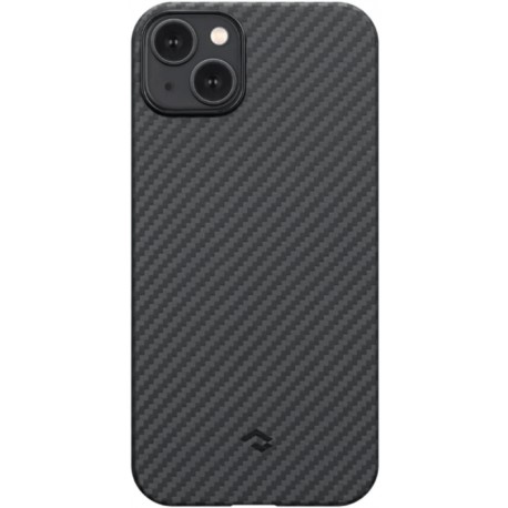 Pitaka MagEZ Case 4 MagSafe  Aramid Fiber Body Apple iPhone 15 Plus - 1.15mm - 1500D - Black/Grey/Twill