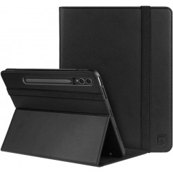Rosso Element PU Book Case Samsung Galaxy Tab S9 Plus 12.4'' - Black