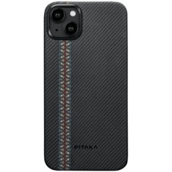 Pitaka Fusion Weaving MagEZ Case 4 MagSafe Aramid Fiber Body Apple iPhone 15 - 0.95mm - 600D - Rhapsody