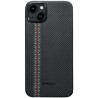 Pitaka Fusion Weaving MagEZ Case 4 MagSafe Aramid Fiber Body Apple iPhone 15 - 0.95mm - 600D - Rhapsody