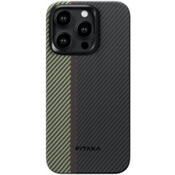 Pitaka Fusion Weaving MagEZ Case 4 - MagSafe  Aramid Fiber Body Apple iPhone 15 Pro - 095mm - 600D - Overture