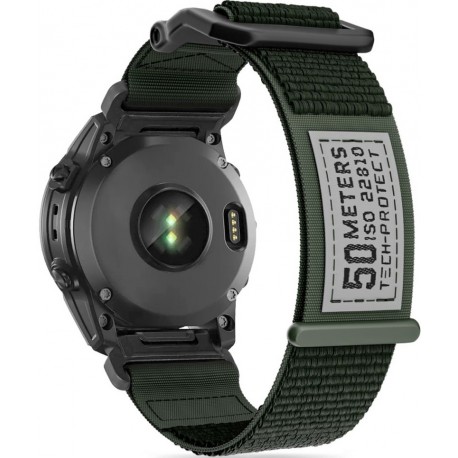 TECH-PROTECT SCOUT GARMIN FENIX 5 / 6 / 6 PRO / 7 MILITARY GREEN