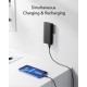 Vrurc PowerBank W1146 - 2 x USB - 1 x Type-C - 10000mAh - 20W - Black