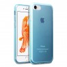 Terrapin Ημιδιάφανη Θήκη Σιλικόνης iPhone 7/8 - Blue