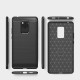 OEM Carbon Case Flexible Cover TPU Huawei Mate 20 - Blue