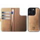 Rosso Elite MagSafe Book Case Apple iPhone 15 Pro - Light Brown