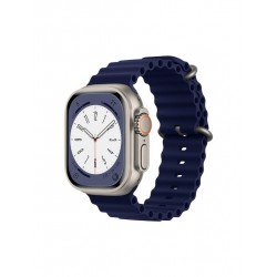 Τechsuit Watchband W038 Silicone Strap Apple Watch Ultra2/Ultra1/SE/9/8/7/6/5/4 (49/45/44mm) - Dark Blue