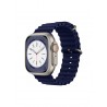 Τechsuit Watchband W038 Silicone Strap Apple Watch Ultra2/Ultra1/SE/9/8/7/6/5/4 (49/45/44mm) - Dark Blue