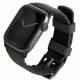 UNIQ pasek Linus Apple Watch Series 4/5/6/7/8/SE/SE2/Ultra 42/44/45mm. Airosoft Silicone -moss green