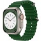 Techsuit Watchband (W038) - Apple Watch 1/2/3/4/5/6/7/8/9/SE/SE 2/Ultra/Ultra 2 (42/44/45/49mm) - Army Green