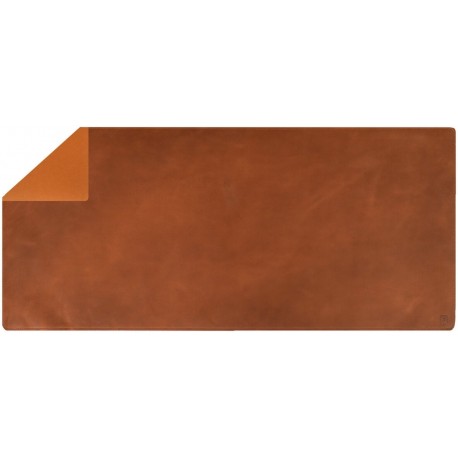 Rosso Deluxe MouseMat - Gaming Leather Mouse Pad - XXL - 90 x 40 cm - Brown