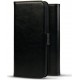 Rosso Element 2 in 1 Book Case Apple iPhone 15 Pro Max - Black