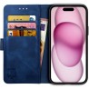 Rosso Element  Book Case Apple iPhone 15 Plus - Blue