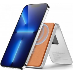 ESR HaloLock PowerBank MagSafe Wallet  1 x Type-C - 12W - 5000mAh - Caramel Brown