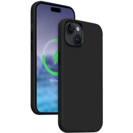 Crong Color Cover Lux Magnetic MagSafe Premium Apple iPhone 15 - Black